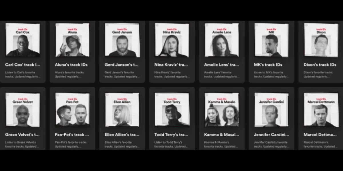 Playlists Track IDs